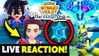 NEW INDIGO DISK GAMEPLAY Live Reaction Pokemon Scarlet and Violet DLC News [upl. by Ahseryt]