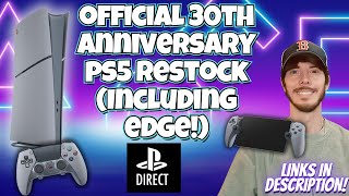 Buying 30th Anniversary PS5 EDGE from PlayStation Direct CONFIRMED [upl. by Oys457]