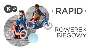 Lekki rowerek biegowy z magnesium RAPID Kinderkraft [upl. by Kirsti]