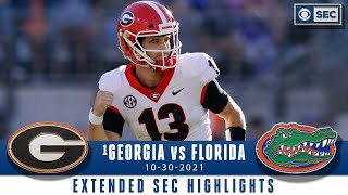 1 Georgia vs Florida Extended Highlights  CBS Sports HQ [upl. by Atiuqal]