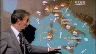 Colonnello Andrea Baroni previsioni meteo gennaio 1985 in edizione completa 3 minuti e mezzo [upl. by Phineas]