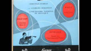 Ravel Tzigane Christian Ferras violin [upl. by Javler]