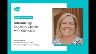 Eligibility Checks with ClaimMD [upl. by Nospmoht]