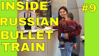 SAPSAN  HIGH SPEED TRAIN MOSCOW  ST PETERSBURG  RUSSIAN TRIP VLOG 2019 9 [upl. by Damahom325]