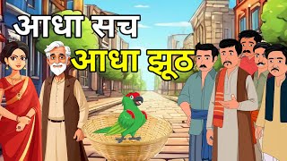 🔴 आधा सच आधा झूठ l Aadha Sach Aadha Jhoot  Hindi Moral Story  Hindi Kahaniyan  नई कहानियाँ I [upl. by Ferdinande644]