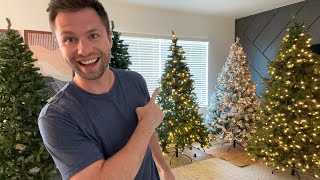 5 Best Christmas Trees On Amazon Nonsponsored Honest Christmas Tree Review [upl. by Pouncey]