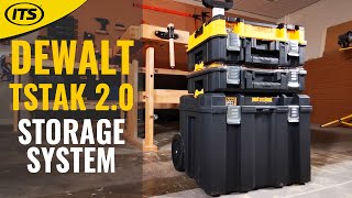 NEW  Dewalt TSTAK 20 Stackable Tool Storage  First Look [upl. by Lrac]