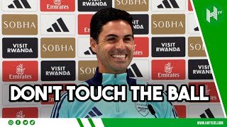 WE’LL PLAY WITHOUT THE BALL Arteta’s HILARIOUS response to Trossard red card [upl. by Jaala217]