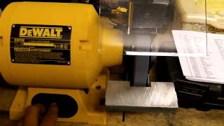 Dewalt DW756 Bench Grinder amp Echo CS3450 Chainsaw [upl. by Doxia208]