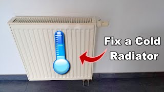 How to Fix a Cold Radiator  The Most Common Causes [upl. by Fanchie534]