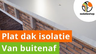 Hoe isoleer ik een plat dak met PIR van buitenaf [upl. by Stelmach]