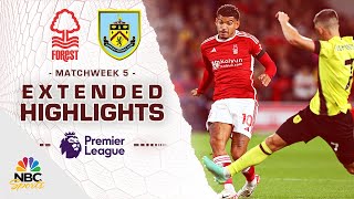 Nottingham Forest v Burnley  PREMIER LEAGUE HIGHLIGHTS  9182023  NBC Sports [upl. by Enylekcaj351]