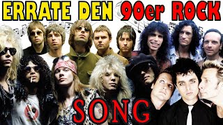 Errate den 90er Rock Song Quiz  90er Rock Song Hit Klassiker  Rock Hits  Lieder erraten [upl. by Anertac]