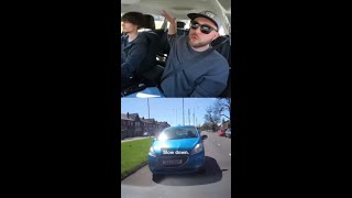 Driving instructor coaches student through road rage encounter [upl. by Brindell]