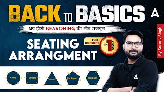 Seating Arrangement Basic Concepts in One Video  Sitting Arrangement Reasoning Tricks by Saurav Sir [upl. by Viccora]