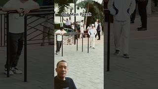 Old Man Prank prank calisthenicsstreetworkout funny [upl. by Nahtanaj]