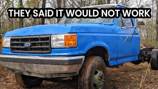 I Built A Truck From Scrap  Abandoned Truck Build Drives On [upl. by Norak]