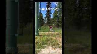 Slight overshoot mtb sendit oldbikes alaska [upl. by Raymond42]