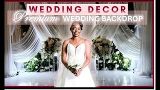 TUTORIAL  How to design a Beautiful Timeless Wedding Backdrop [upl. by Hazlip]