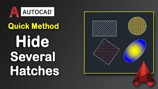 How to hide several hatches in AutoCAD quickly [upl. by Mathilde293]