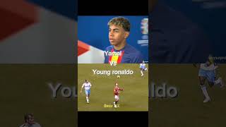 Yamal vs Young Ronaldo versus football footballshorts ronaldo yamal shorts [upl. by Heaps]