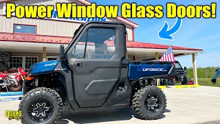 ALL NEW 2024 CFMoto UForce 1000 OEM Power Window Glass Doors  3 Seas Recreation [upl. by Dich675]