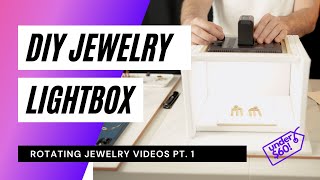 How To Make Your Own DIY Jewelry Lightbox [upl. by Ainorev]