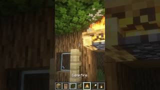 Tree house part1  minecraft shortsfeed shorts minecraftbuildingtechniques [upl. by Darn408]