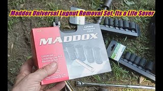 Maddox Universal Lugnut Removal Set Its a Life Saver [upl. by Harbert]