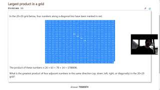 Project Euler Problem 11 in Haskell [upl. by Jago]