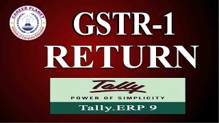 GSTR1 Return filing in Tally ERP 9 Part36GSTR 1 TallyHow to file GSTR 1 Return Tally [upl. by Clough837]