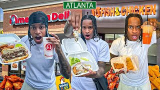 Do Atlanta Really Have Some Of The Best WINGS and FOOD [upl. by Ioj]