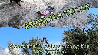 Arrma TLR Typhon M2C upgrades small bash test [upl. by Gawain]