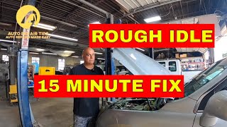 Rough Idle No CHECK ENGINE LIGHT 15 minute FIX [upl. by Weissberg218]