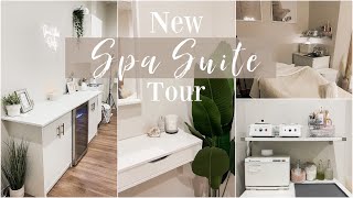 NEW SPA SUITE TOUR  Licensed Esthetician [upl. by Sirac]