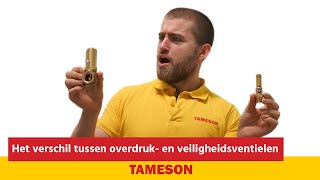 Het verschil tussen overdruk en veiligheidsventielen  Tameson [upl. by Rigdon336]