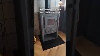 Houtkachel vrijstaand 12KW staal houtkachel woodburningstove houtbrander openhaard warmth [upl. by Mueller883]