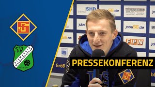 Pressekonferenz  TuS Koblenz  SV Alemannia Waldalgesheim 20  22 Spieltag  Oberliga RPS 2223 [upl. by Enyahs]