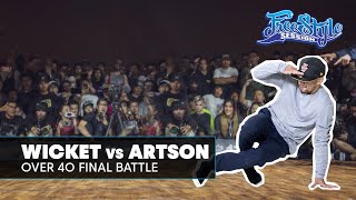 BBoy Wicket vs BBoy Artson  Over 40 Final  Freestyle Session World Final 2019 [upl. by Tillo]