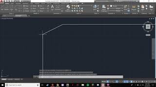 Autocad Chamfer tool distance and angle [upl. by Merrel867]