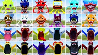 WHICH NEW ALL THE SHIN SONIC TAPES FAMILY AND SEA EATER FAMILY IS THE STRONGEST In Garrys Mod [upl. by Leanard]