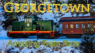 Georgetown Loop Rail Road  Amazing winter train ride [upl. by Lothar]