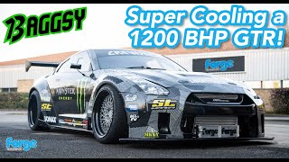 You Need To See The Ultimate Cooling Package We Made for Baggsys 1200bhp Nissan GTR Drift Car [upl. by Yanehs493]