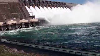 Hartwell Dam Floodgates [upl. by Svensen752]