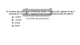 Pregunta 17 Matemáticas Guía EXACER COLBACH 2024 [upl. by Torrance]