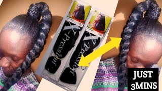 How To Make Braided PonytailPacking gel Hairstyle With attachment  2022 [upl. by Georgianne876]