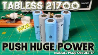 TABLESS POWERHOUSE 21700 CELLS  AMPACE JP40 AND EVE 40PL PUSH 100 AMPS [upl. by Sidonnie]