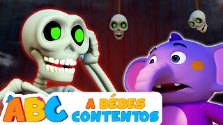 A Bebés Contentos  Chúmbala Cachúmbala  Las Calaveras Salen de su Tumba  Canciones de Halloween [upl. by Whale]