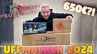 UFFMACHEN Röder Feuerwerk Bestellung 2024 [upl. by Neroc939]