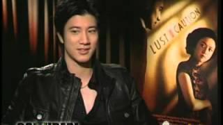 Collidercom interviews Leehom Wang 2007  movie quotLust Cautionquot [upl. by Sansen]